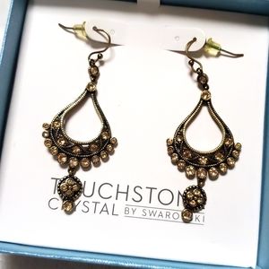 Touchstone Crystal Antique Sultan Earrings